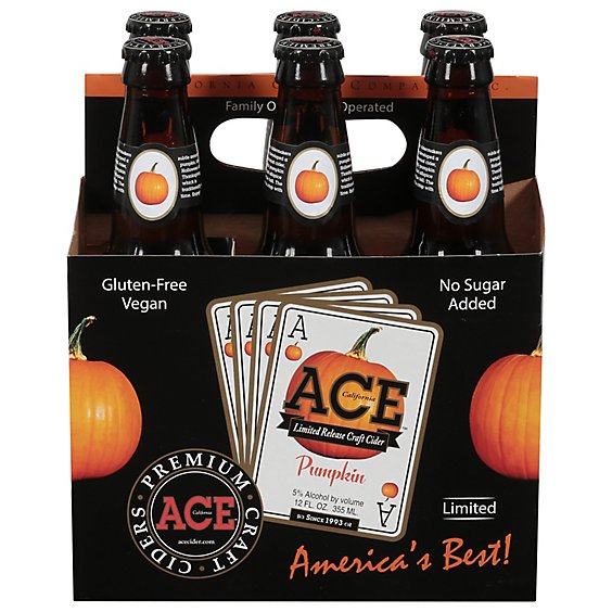ACE Seasonal Cider In Bottles - 6-12 Fl. Oz.