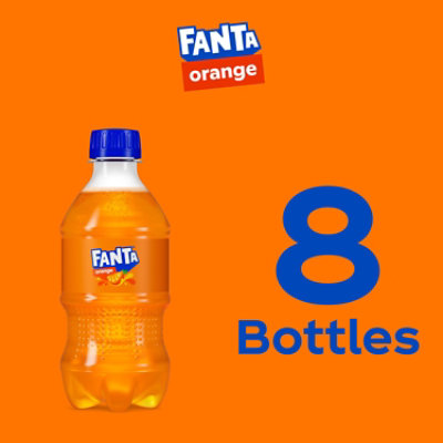 Fanta Soda Pop Orange Flavored - 8-12 Fl. Oz. - Image 2