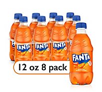 Fanta Soda Pop Orange Flavored - 8-12 Fl. Oz.