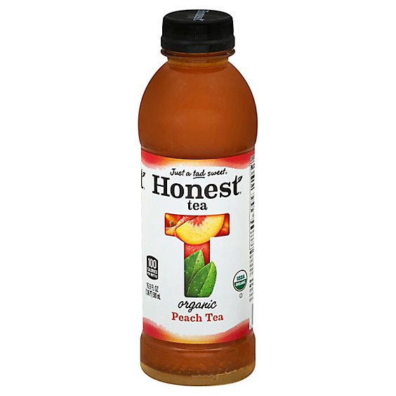 Honest Organic Tea Gluten Free Peach - 16.9 Fl. Oz.