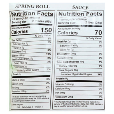 Vegetable Spring Rolls - 10 Oz - Image 3