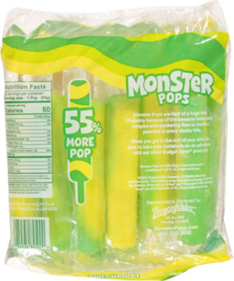 Budget Saver Monster Pops Lemon-Lime - 12-3 Count - Image 5