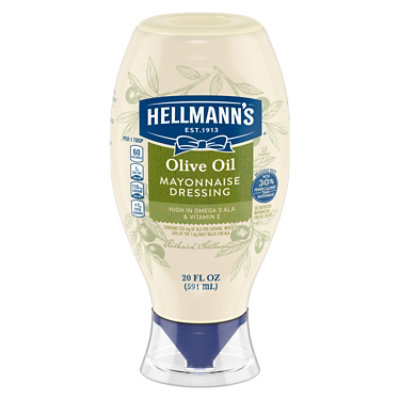 Hellmanns Mayonnaise Dressing Olive Oil Squeeze Bottle - 20 Oz - Image 4