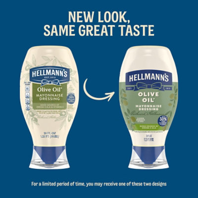 Hellmanns Mayonnaise Dressing Olive Oil Squeeze Bottle - 20 Oz - Image 5