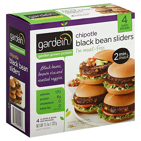 Gardein Chipotle Black Bean Slider - 11.7 Oz
