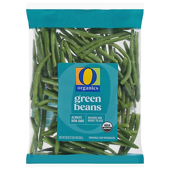 O Organics Organic Green Beans Prepacked Bag - 20 Oz