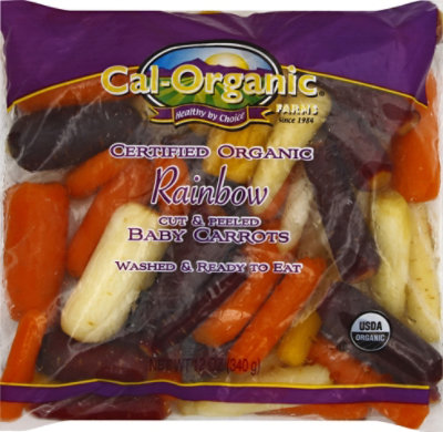 Cal-Organic Farms Carrots Rainbow Baby Organic - 12 Oz - Image 2