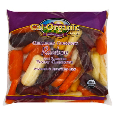 Cal-Organic Farms Carrots Rainbow Baby Organic - 12 Oz - Image 1