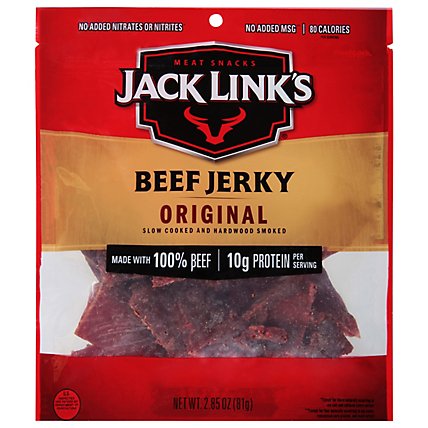 Jack Links Beef Jerky Original - 2.85 Oz - Image 2