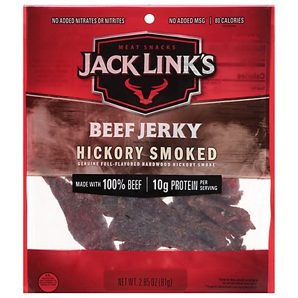 Jack Links Beef Jerky Hickory Smoked - 2.85 Oz - Image 1