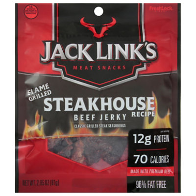 Jack Links Beef Jerky Steakhouse Recipe - 2.85 Oz