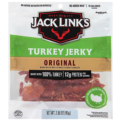 Jack Links Turkey Jerky Original - 2.85 Oz