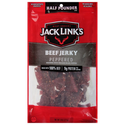 Jack Links Beef Jerky Peppered Mega Pack - 8 Oz - Image 1