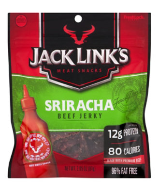 Jack Links Beef Jerky Sriracha - 2.85 Oz