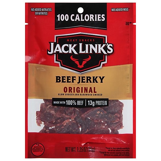 Jack Links Beef Jerky Original - 1.25 Oz