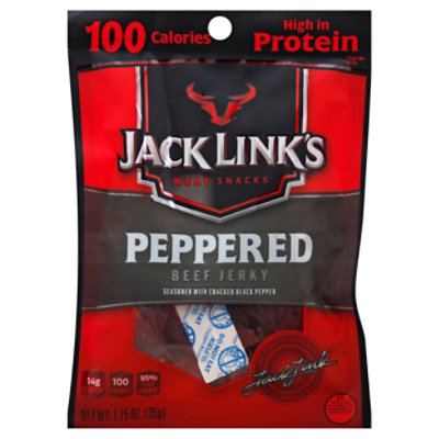 Jack Links Beef Jerky Peppered - 1.25 Oz