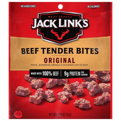 Jack Links Meat Snacks Tender Bites Original Beef Steak - 2.85 Oz - Image 1