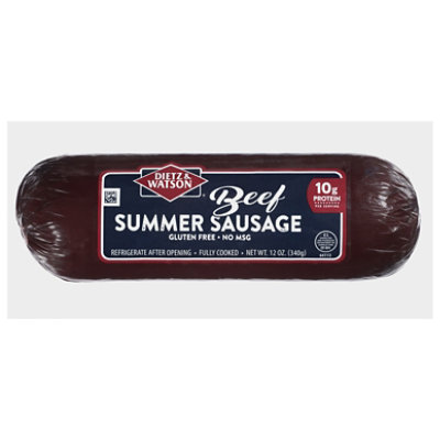 Dietz & Watson Sausage Beef Summer - 12 Oz - Image 3