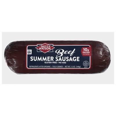 Dietz & Watson Sausage Beef Summer - 12 Oz - Image 1