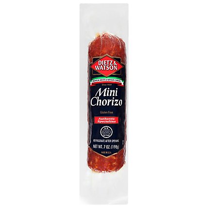 Dietz & Watson Mini Chorizo Salami - 7 Oz - Image 1