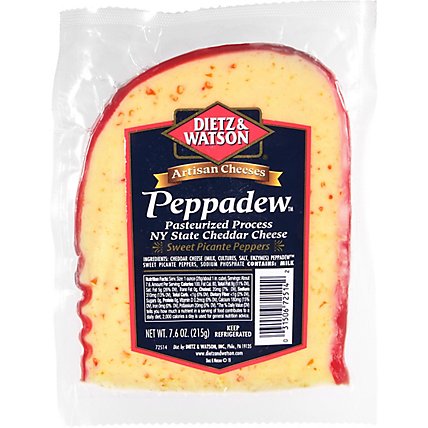 Dietz & Watson Peppadew Cheese Cheddar Sweet Picante Peppers - 7.6 Oz - Image 2