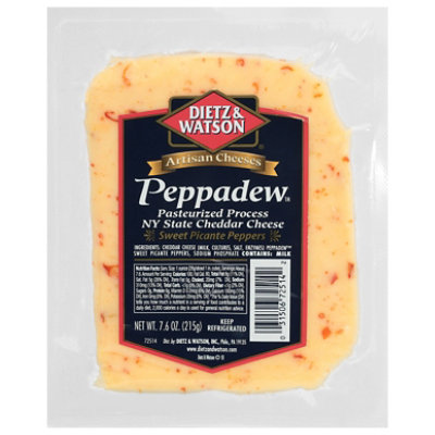 Dietz & Watson Peppadew Cheese Cheddar Sweet Picante Peppers - 7.6 Oz