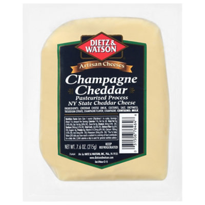 Dietz & Watson Cheese Champagne Cheddar - 7.6 Oz - Image 1