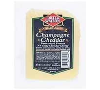 Dietz & Watson Cheese Champagne Cheddar - 7.6 Oz