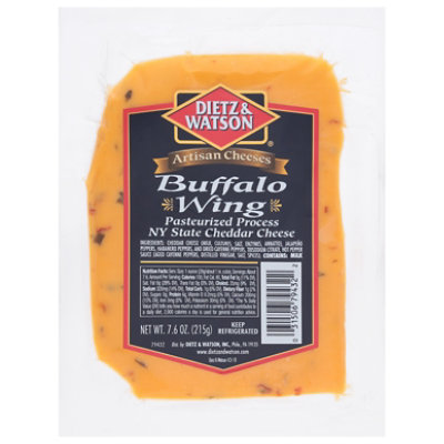 Dietz & Watson Cheese Cheddar Buffalo Hot Wing - 7.6 Oz - Image 3