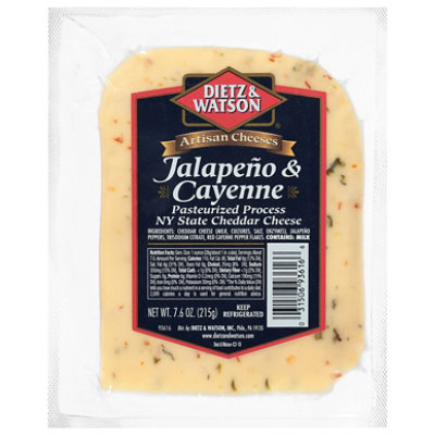 Dietz & Watson Jalapeno Cayenne Ny Cheddar - 7.6 Oz - Image 3