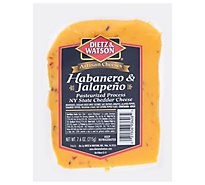 Dietz & Watson Habanero & Peppers Ny Cheddar - 7.6 Oz