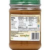 Santa Cruz Organic Peanut Butter Dark Roasted Creamy - 16 Oz - Image 3