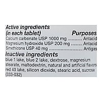 Rolaids Antacid Plus Anti-Gas Advanced Multi-Symptom Chewable Tablets Mixed Berries - 60 Count - Image 4