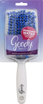 Goody Brush QuikStyle Microfiber Bristles Paddle All Hair Types Each Safeway