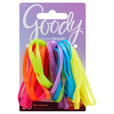 Goody Elastics Slideproof Latex Brights - 30 Count