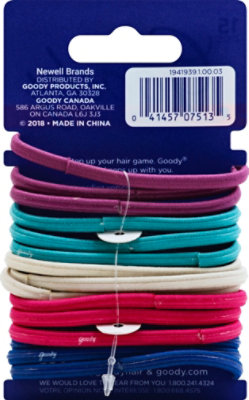 Goody Elastics Ouchless Thick 4mm Royal Jewel Tones - 15 Count - Image 3