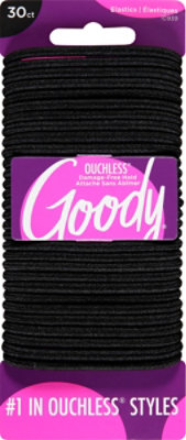 Goody Elastics Ouchless Thick 4mm Black - 30 Count - Image 2