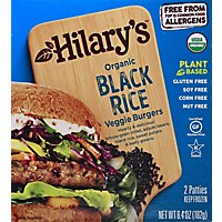 Hilarys Eat Well Black Rice Burger Patties - 6.4 Oz - Image 2