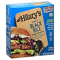 Hilarys Eat Well Black Rice Burger Patties - 6.4 Oz - Image 1