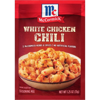 mccormick's white chicken chili recipe