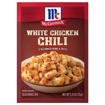 McCormick White Chicken Chili Seasoning Mix - 1.25 Oz - Image 1