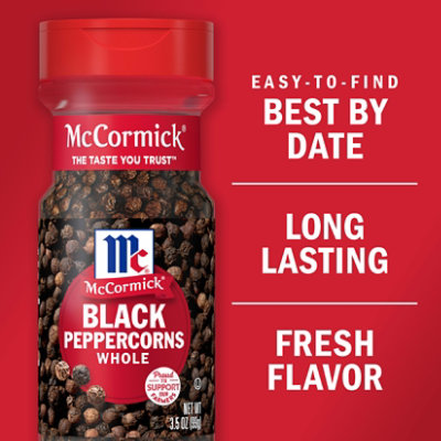 McCormick Whole Black Pepper - 3.5 Oz - Image 3