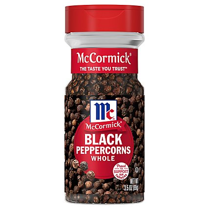 McCormick Whole Black Pepper - 3.5 Oz - Image 1