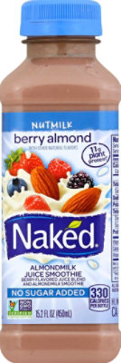 Naked Juice Smoothie Almondmilk Nutmilk Berry Almond - 15.2 Fl. Oz.