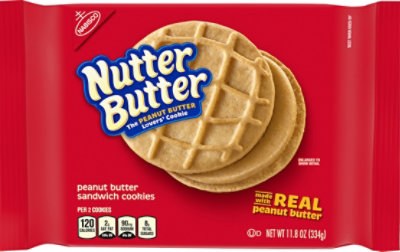 Nutter Butter Cookies Sandwich Peanut Butter Pack Size - 11.8 Oz - Image 2