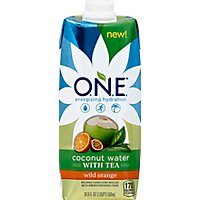 O.N.E. Coconut Water with Tea wild orange - 16.9 Fl. Oz. - Image 2