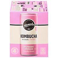 Remedy Raspberry Lemonade Kombucha - 4-11 Fl. Oz. - Image 1