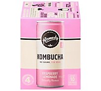 Remedy Raspberry Lemonade Kombucha - 4-11 Fl. Oz.