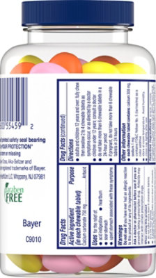 Alka-Seltzer Heartburn Relief Chewable Tablets Assorted Fruit Extra Strength - 60 Count - Image 5