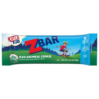 CLIF Kid ZBar Organic Iced Oatmeal Cookie - 1.27 Oz - Image 3